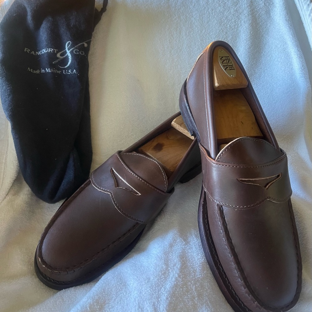 Men's Classic Brown Leather Loafers